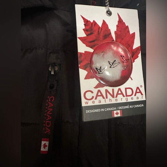 Canada Weather Gear Girl Full Zip Puffer Jacket with removable fur hood - Picture 10 of 13